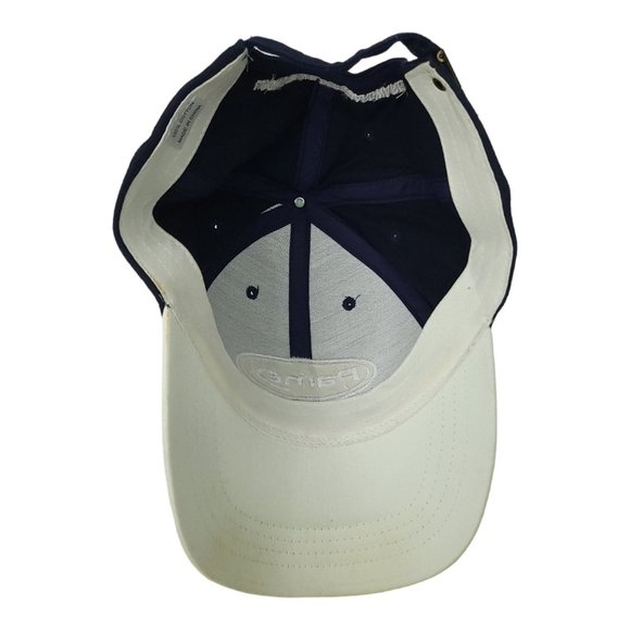 Pamex Logo Tuck Strap Cap Trucker Baseball Hat Builders Hardware Blue White - Picture 5 of 12